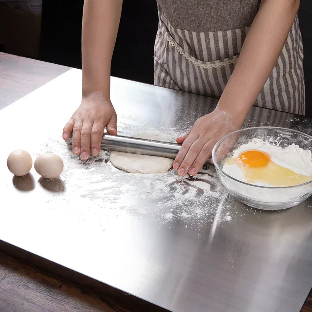 304 Food-Grade Steel Cutting Board - Perfect For Qurbani Meat & Daily Cooking