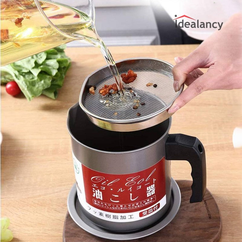 Oil Strainer Jug