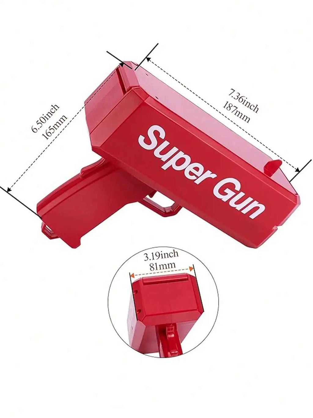 1Set Cash Cannon Money Gun