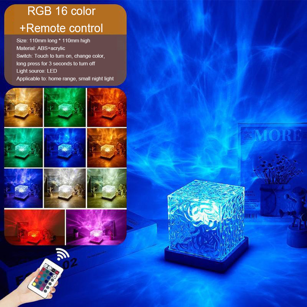 Dynamic Water Ripple Lamp Projector