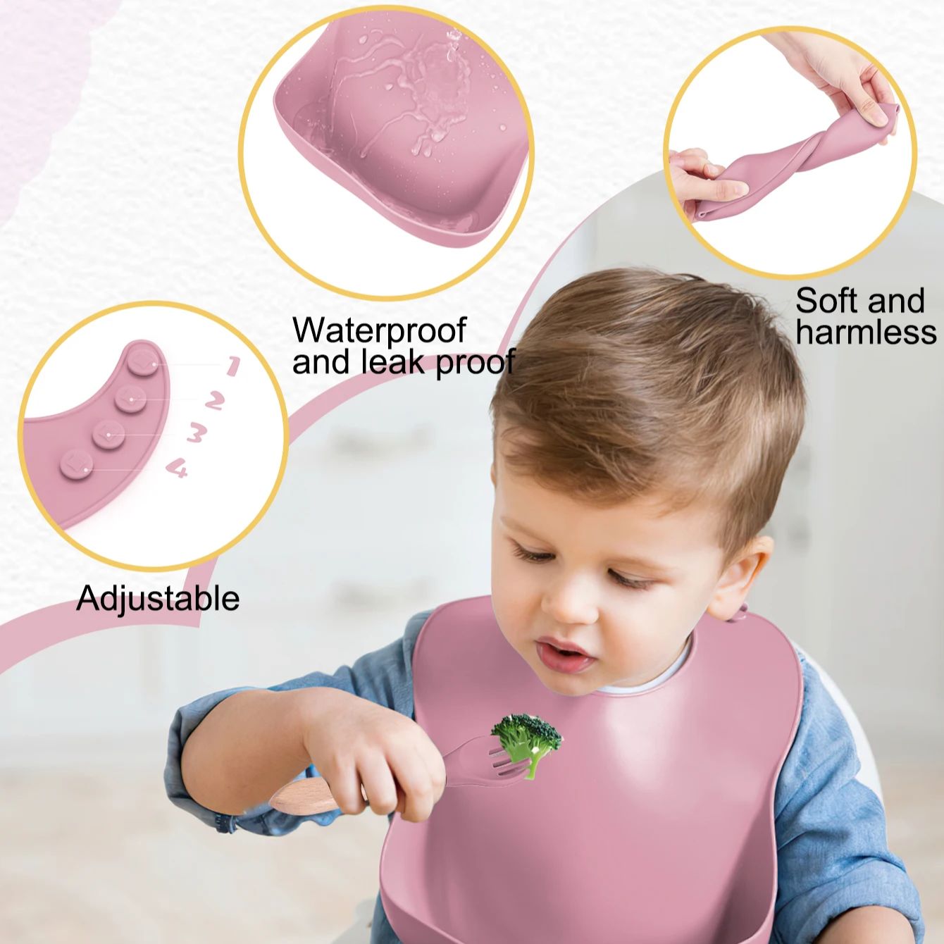 Premium Silicone Plates (Set of 4)