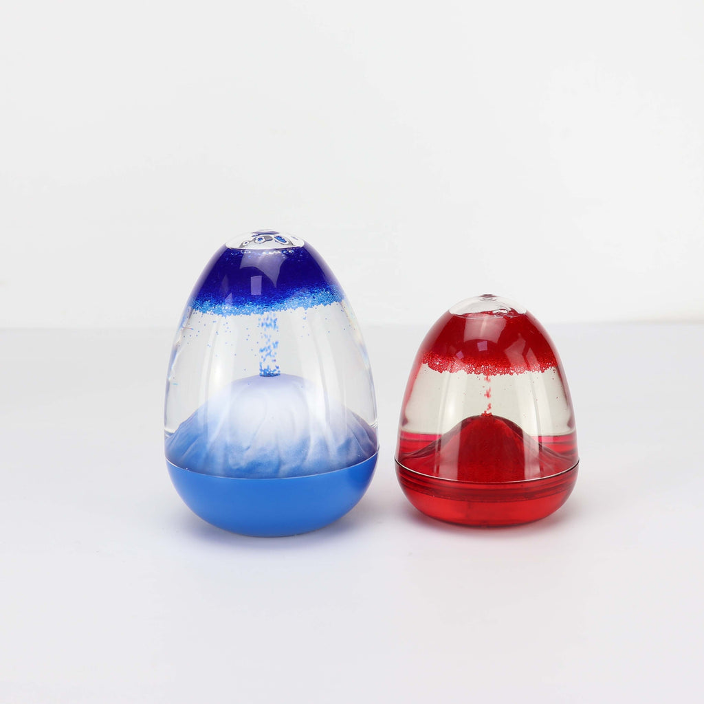 Volcanic Eruption Oil Drop Hourglass