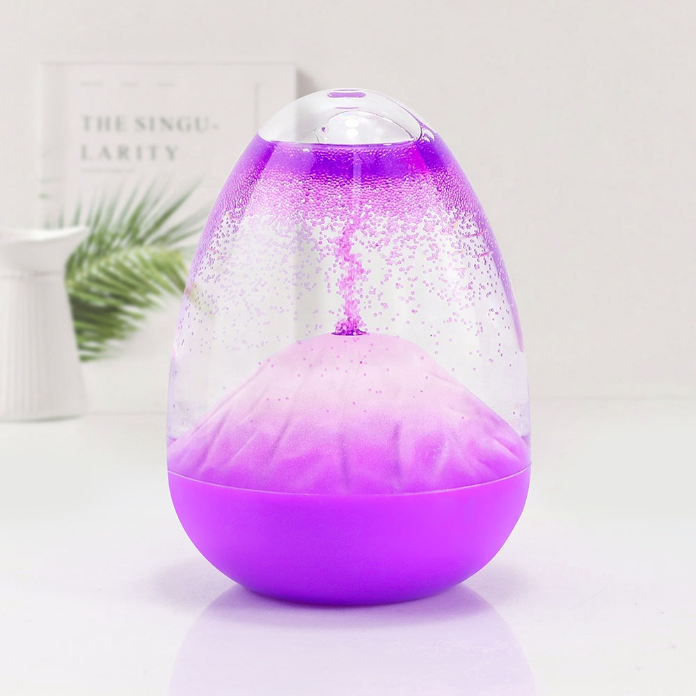 Volcanic Eruption Oil Drop Hourglass