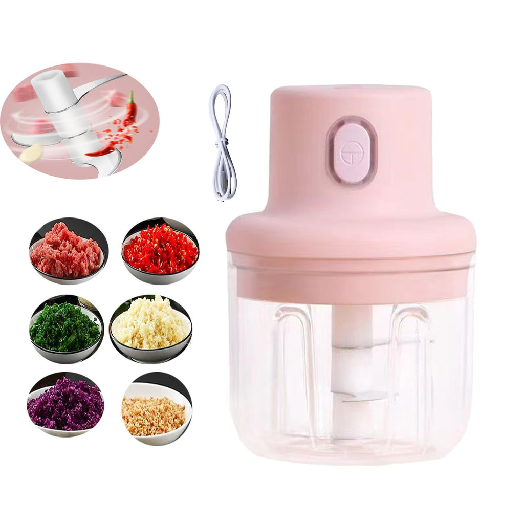 250ml USB Rechargeable Portable Electric Mini Garlic Chopper