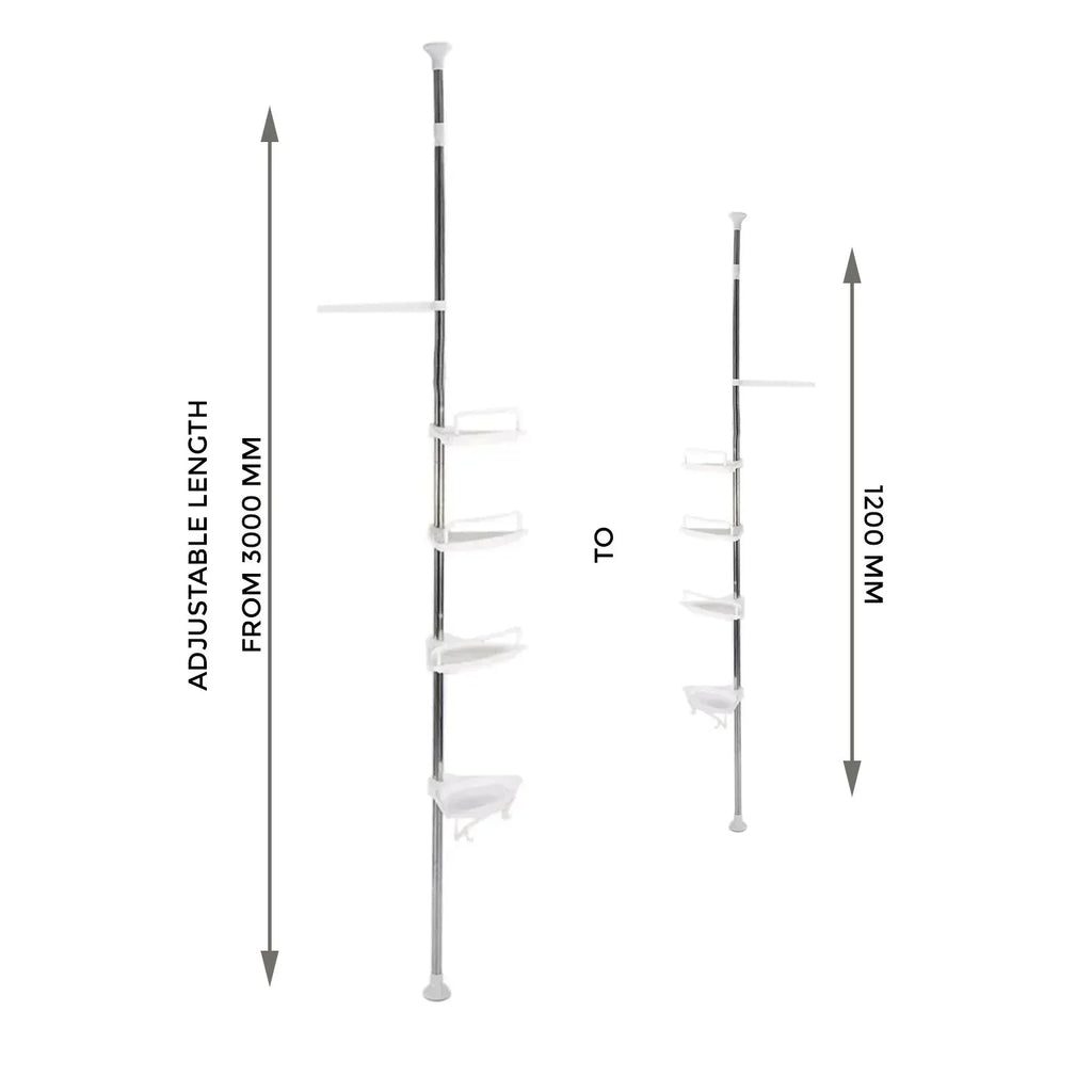 4-Tier Bathroom Storage Rack