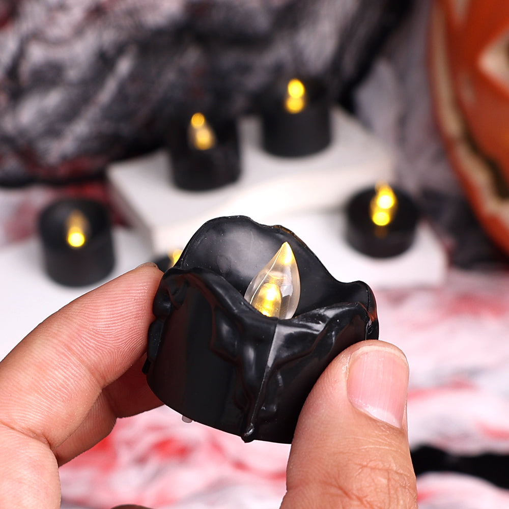 Black LED Flameless Candles