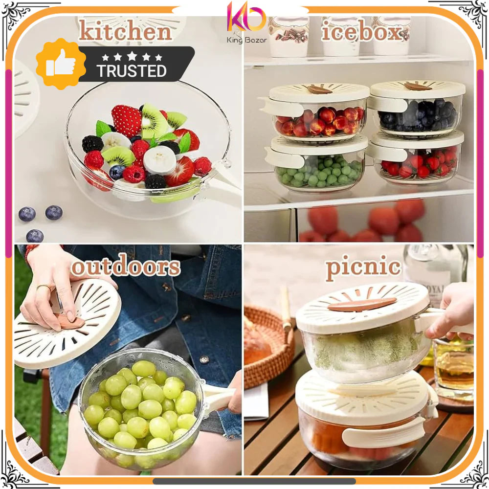 2 IN 1 Multifunctional Fruit & Vegetable Washing Bowl