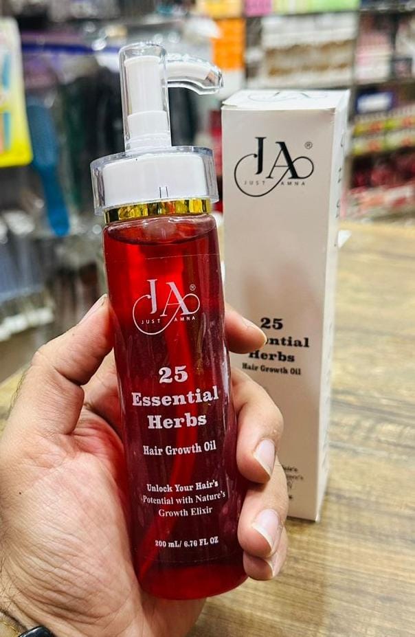 🎀 Just Amna 25 Essential Herbs Hair Growth Oil🎀