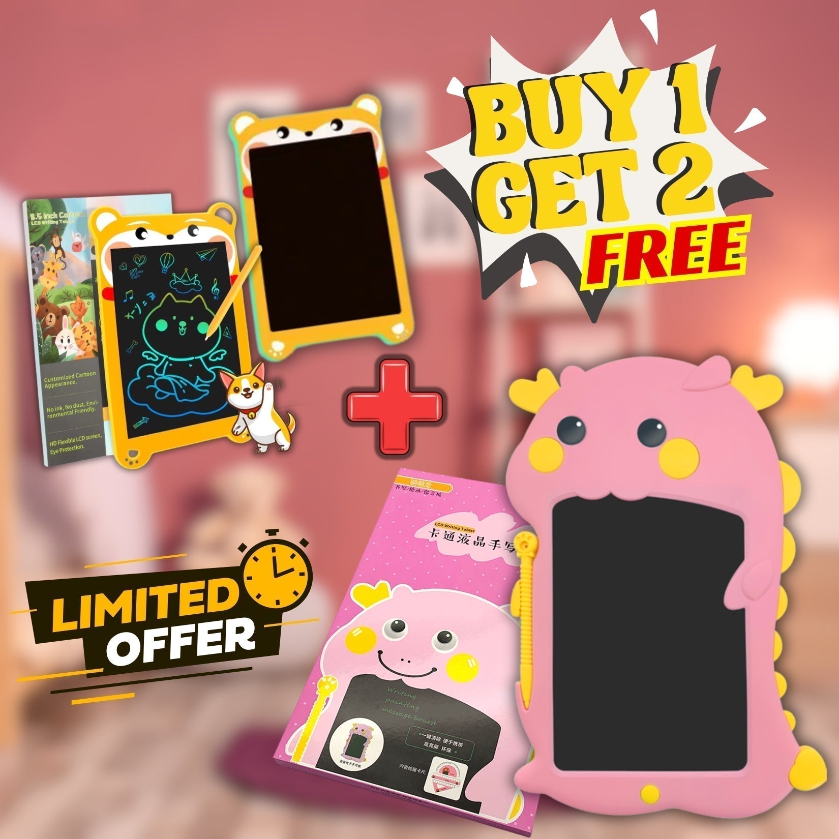 10 Inch LCD Writing Tablet for Kids