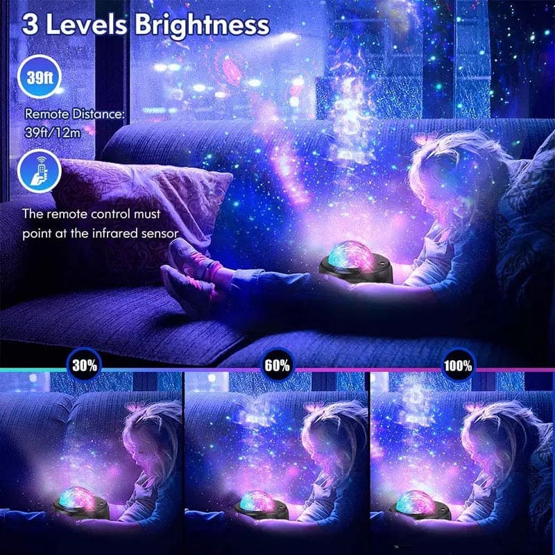 LED Star Galaxy Projector