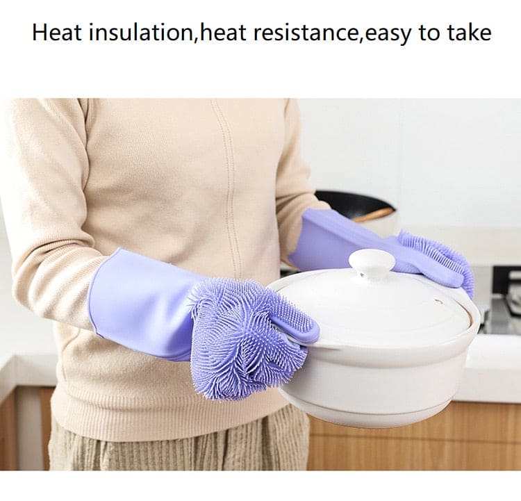 Silicone Washing Gloves