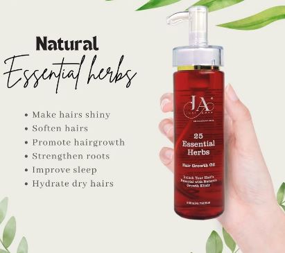 🎀 Just Amna 25 Essential Herbs Hair Growth Oil🎀